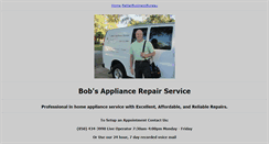 Desktop Screenshot of bobsapplianceservicepensacola.com
